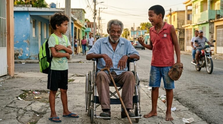 el anciano y sus sueños rotos