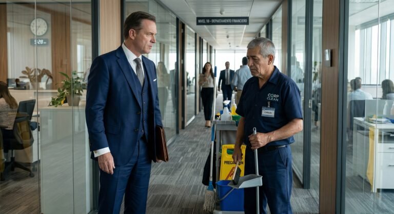 El conserje que no solo limpiaba pisos: La verdad detrás del código que el jefe intentó robar