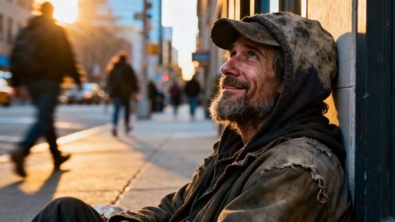 El Eco de una Risas Olvidadas: La Verdad Detrás de una Mirada en la Calle