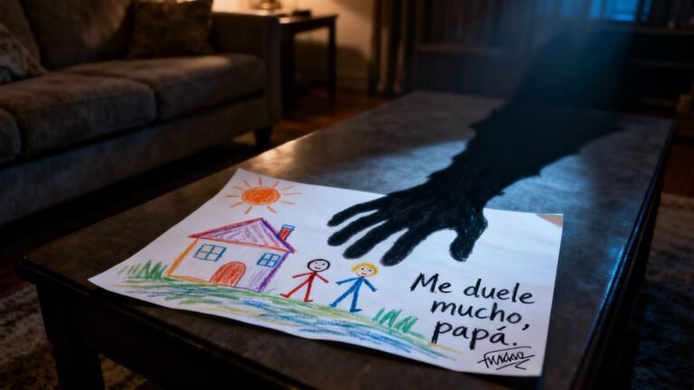 La Sombra en el Dibujo de mi Hija Reveló el Horror que Vivíamos